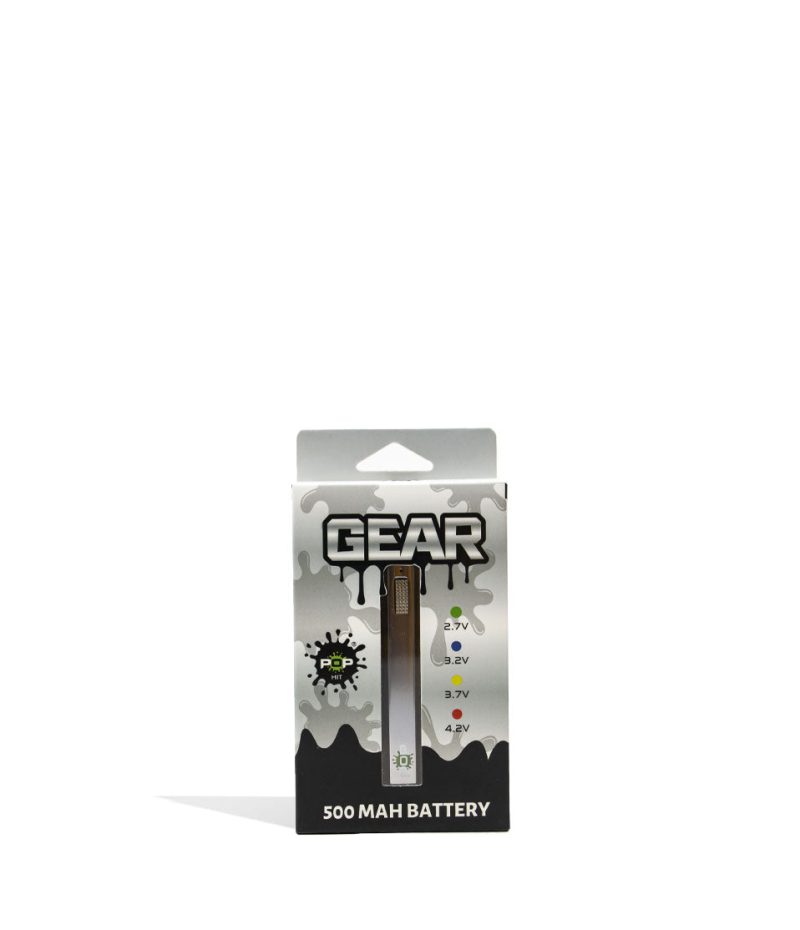 pop gear 500mah cartridge vaporizer silver packaging