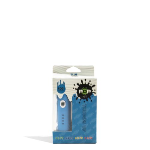 pop hit 400mah vv cartridge vaporizer 10pk blue packaging