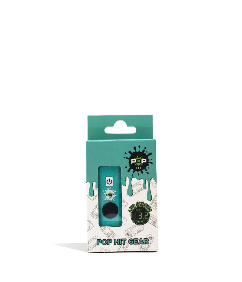 pop hit gear 500mah vv cartridge vaporizer teal packaging