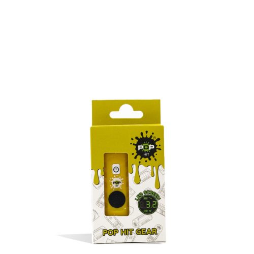 pop hit gear 500mah vv cartridge vaporizer yellow packaging