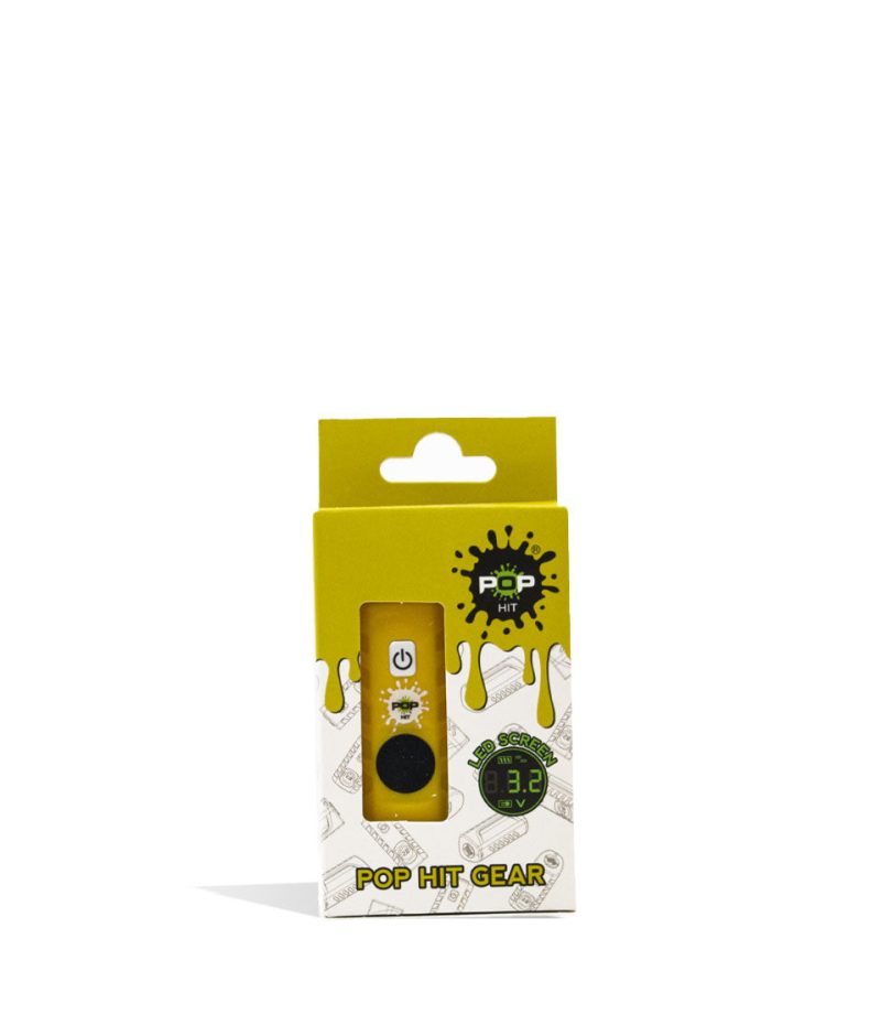 pop hit gear 500mah vv cartridge vaporizer yellow packaging