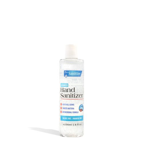 8oz Pro Sanitizer Hand Sanitizer on white background