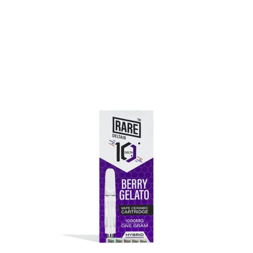 Berry Gelato Rare Bar 1g D10 Cartridge on white background