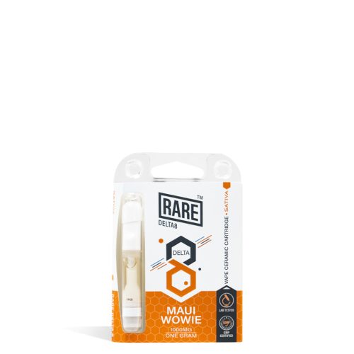 Maui Wowie Rare Bar 1g D8 Cartridge on white background