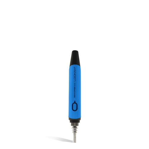 Blue front Lookah Seahorse 2.0 Portable Nectar Collector on white background