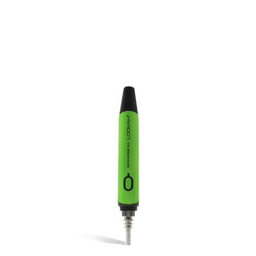 Green front Lookah Seahorse 2.0 Portable Nectar Collector on white background