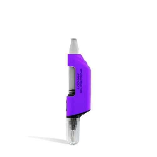 Purple Lookah Seahorse Pro PLUS Electric Nectar Collector Kit on white studio background