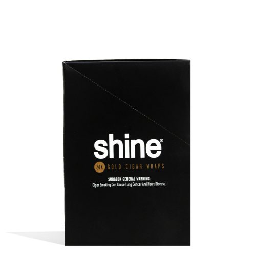 Shine 24K Gold Cigar Wraps 24pk packaging on white background