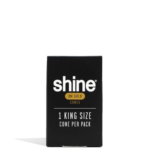 12 pack Shine 24K Gold Cone 12pk on white background