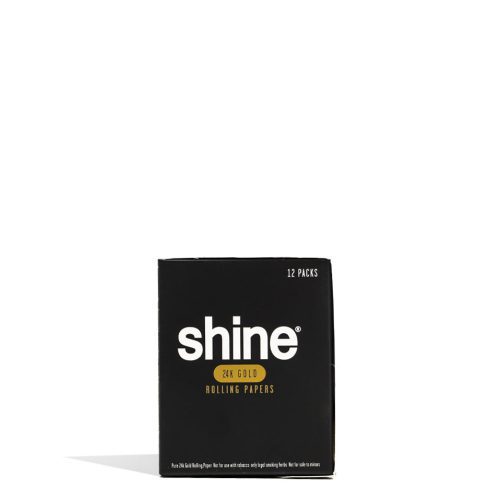 shine 24k gold rolling paper 12pk