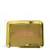 Shine Premium Metal Rolling Tray on white background