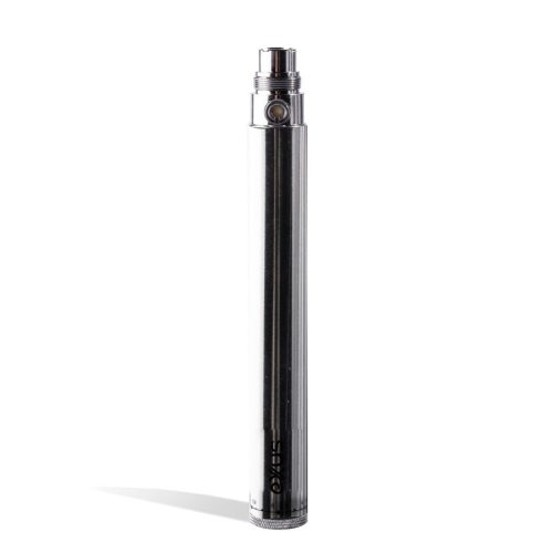 Silver Exxus Vape Twist 1100 mah Battery on white background