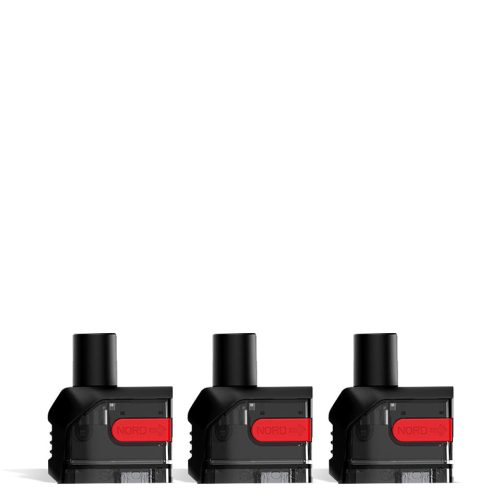 SMOK ALIKE Empty Nord Pod 3pk on white studio background