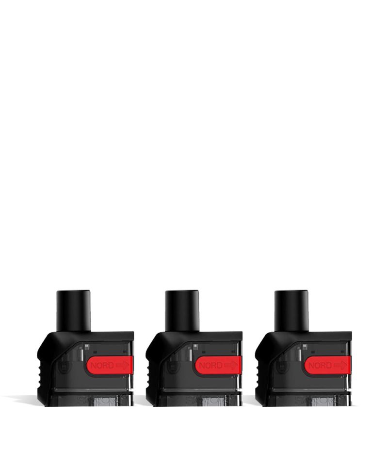 SMOK ALIKE Empty Nord Pod 3pk on white studio background