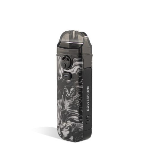 Fluid Black Grey side view SMOK Nord 4 80w Pod Starter Kit on white background