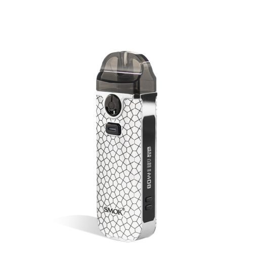 White Armor side view SMOK Nord 4 80w Pod Starter Kit on white background