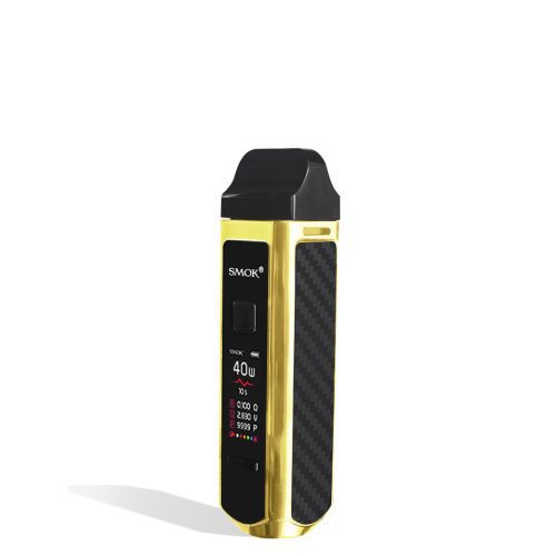 Prism Gold SMOK RPM40 Pod Mod Kit side view on white background