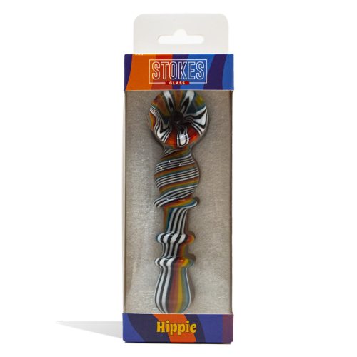 stokes 5 inch glass bubbler hippie packaging