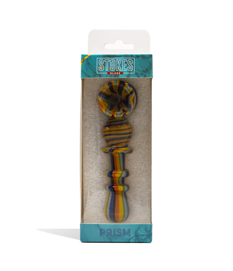 stokes 5 inch glass bubbler prism packaging