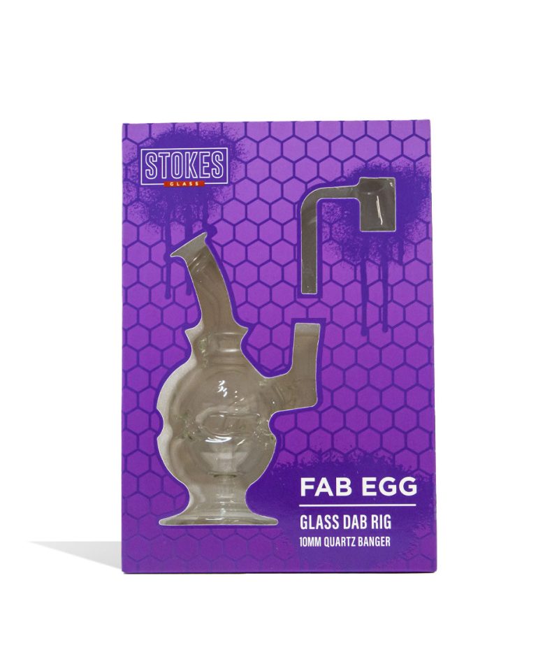 stokes fab egg dab rig with quartz banger packaging