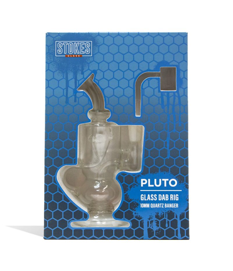 stokes pluto dab rig with quartz banger packaging