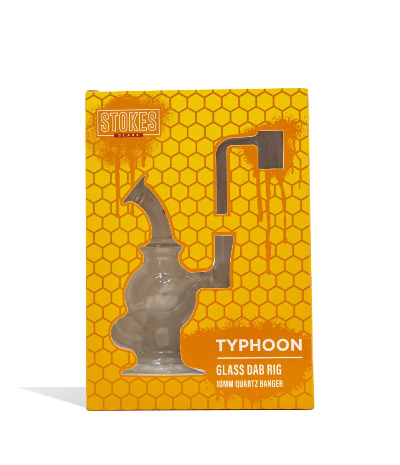 stokes typhoon dab rig with quartz banger packaging