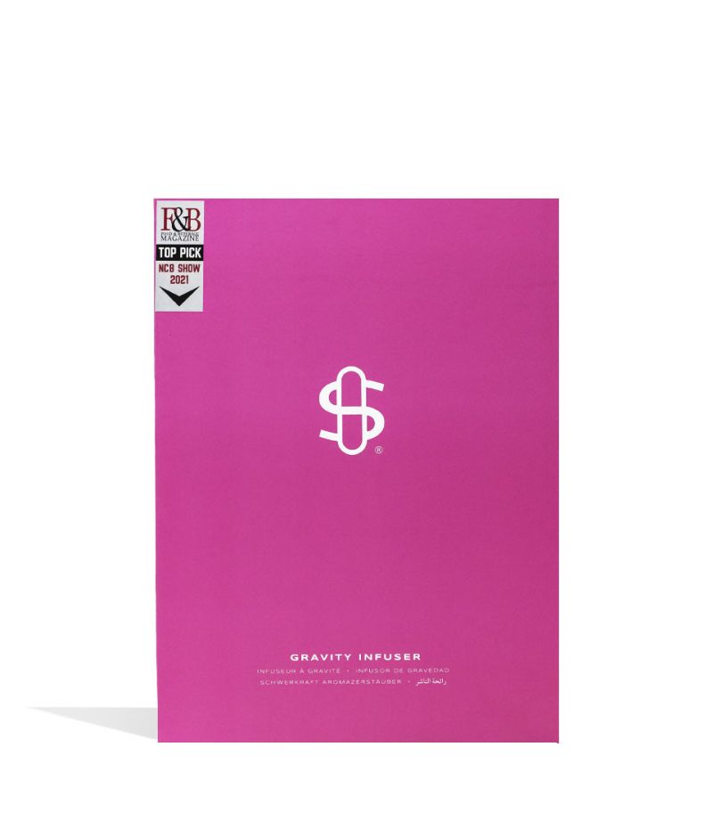 stundenglass pink gravity infuser packaging front