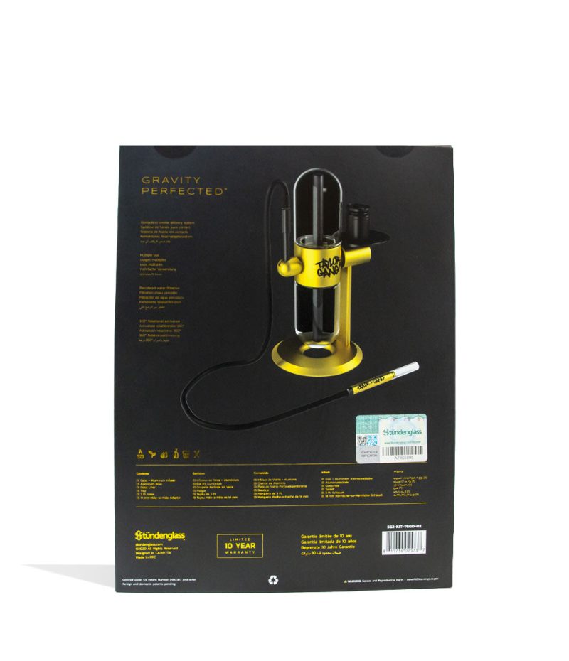 stundenglass taylor gang gravity infuser packaging back view