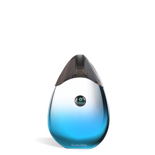 Ice Blue Suorin Drop Starter Kit on white studio background