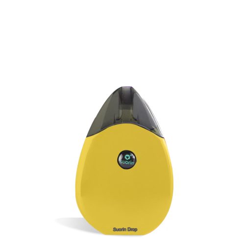 Yellow Suorin Drop Starter Kit on white studio background