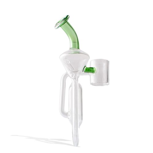 Mini Recycler Sutra Vape DBR Portable ENail Glass Bubbler on white background