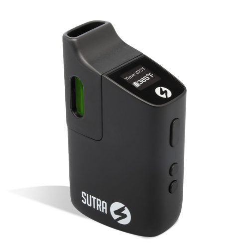 Top View Sutra Vape Mini Vaporizer on white studio background