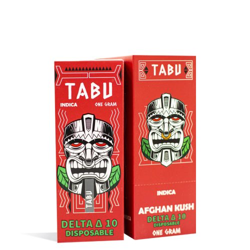 Afghan Kush Tabu 1g D10 Disposable on white background