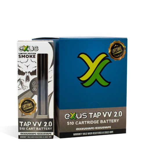 Smoke Exxus Vape Tap VV 2.0 Cartridge Vaporizer 12pk on white background