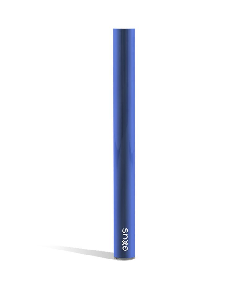 Cosmic Blue front view Exxus Vape Tap VV Auto Draw Cartridge Vaporizer on white studio background