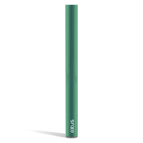 Cosmic Green front view Exxus Vape Tap VV Auto Draw Cartridge Vaporizer on white studio background