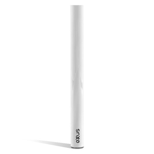 Pearl front view Exxus Vape Tap VV Auto Draw Cartridge Vaporizer on white studio background